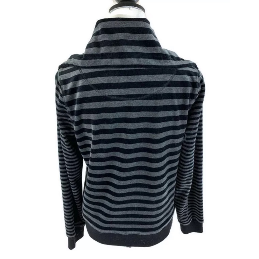 CALVIN KLEIN Velour Full Zip Sweatshirt - Picture 3 of 4